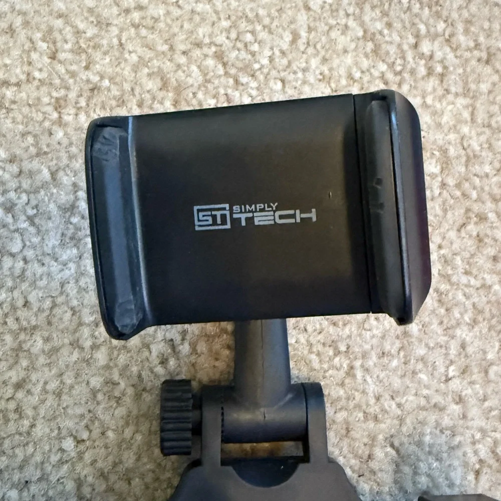 Simply Tech Rear View Mirror Phone Mount – Universal Clip-On Car Phone Holder